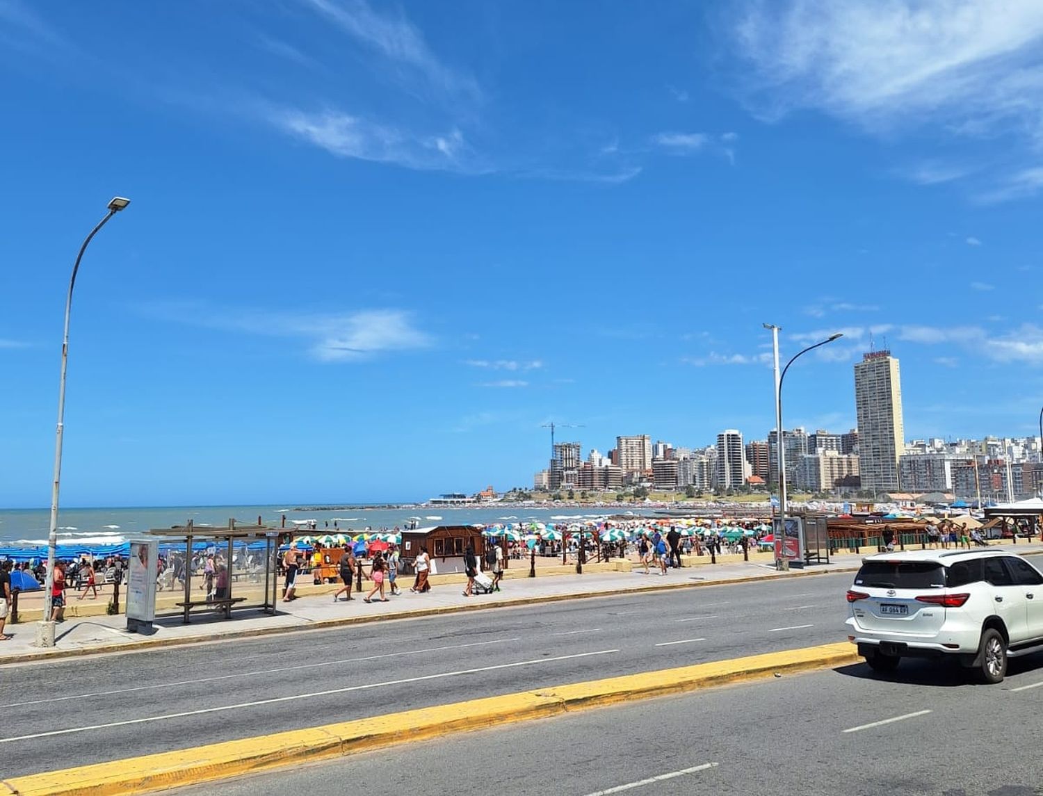 Calor en Mar del Plata: 26 grados de máxima para este miércoles