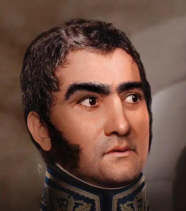 Así fue la reconstrucción digital del rostro de San Martín