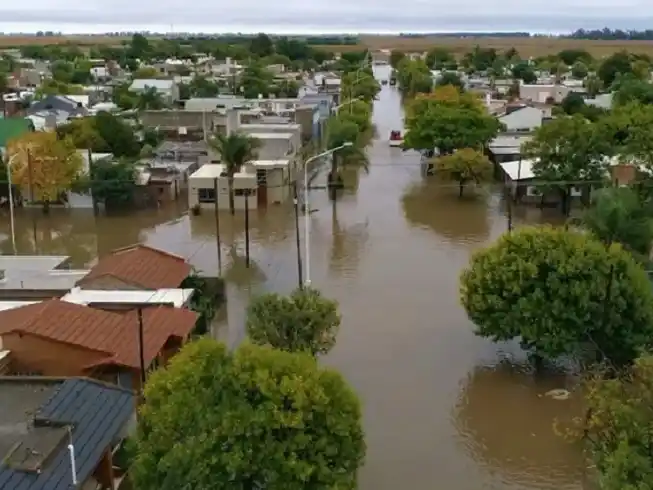 Por el temporal que afectó a Zarate, el Gobierno desplegó un operativo especial
