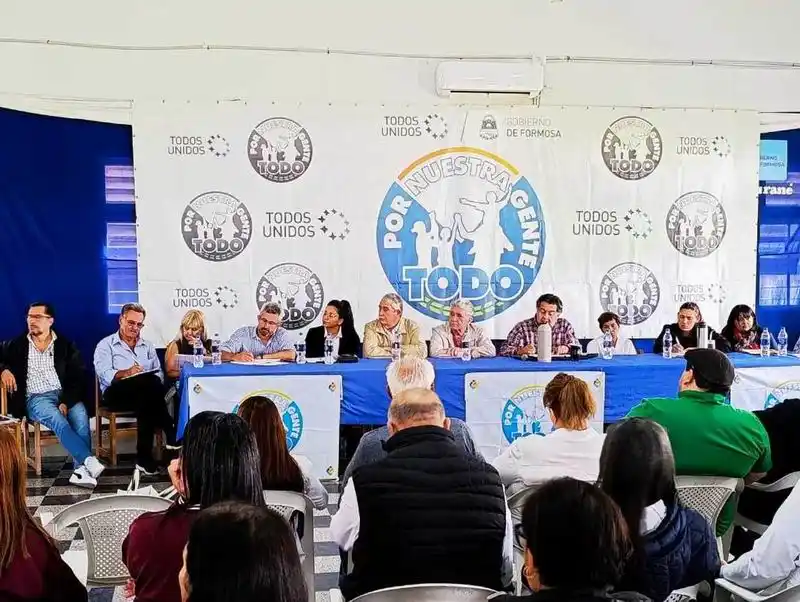 Palo Santo: preparativos para la llegada 
del operativo Por nuestra gente, todo