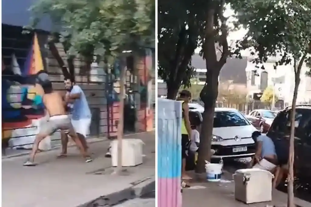 Violenta pelea de trapitos