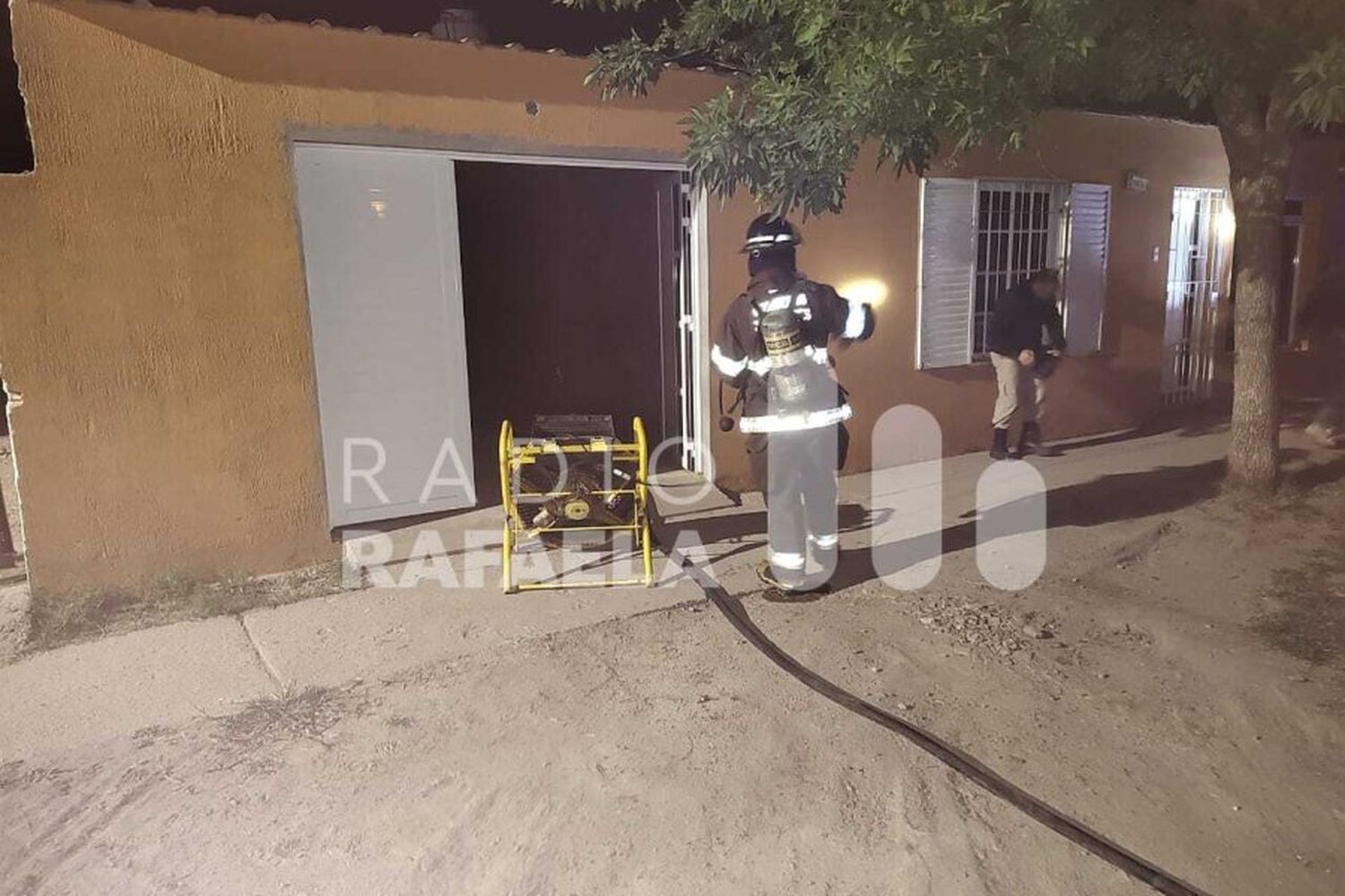 Incendio en barrio Virgen del Rosario