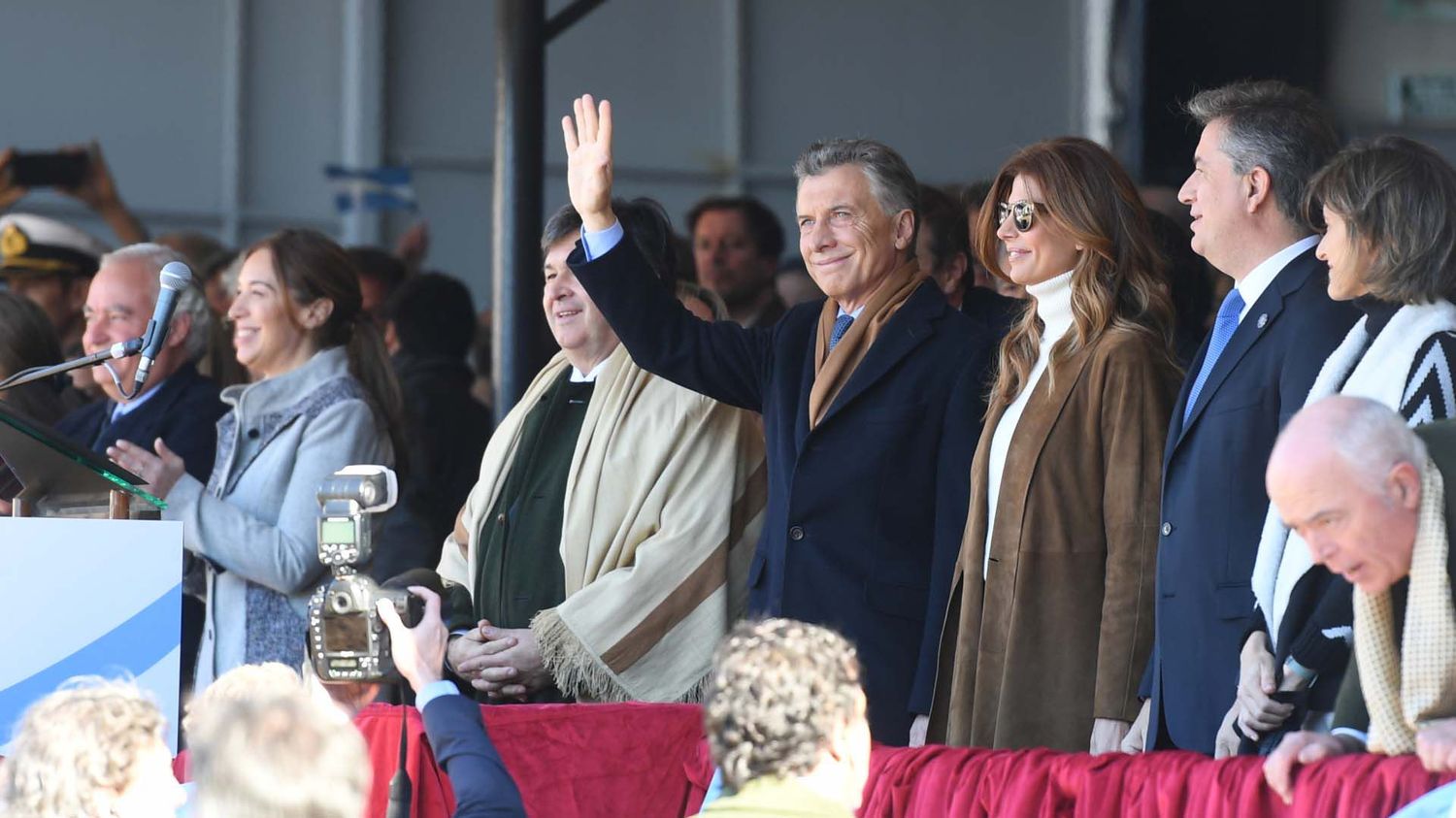 Ante un campo eufórico, Macri pidió "no volver al pasado"