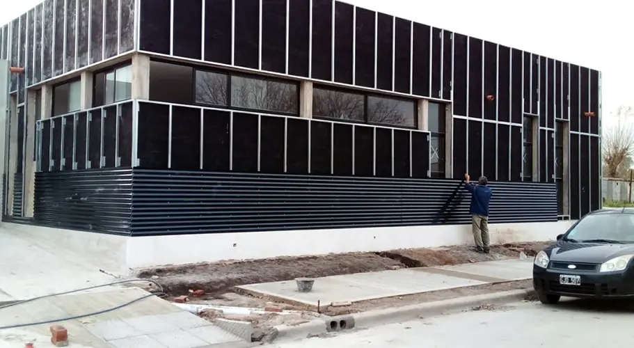 Etapa final de la obra de la Escuela de Estética de Lobería