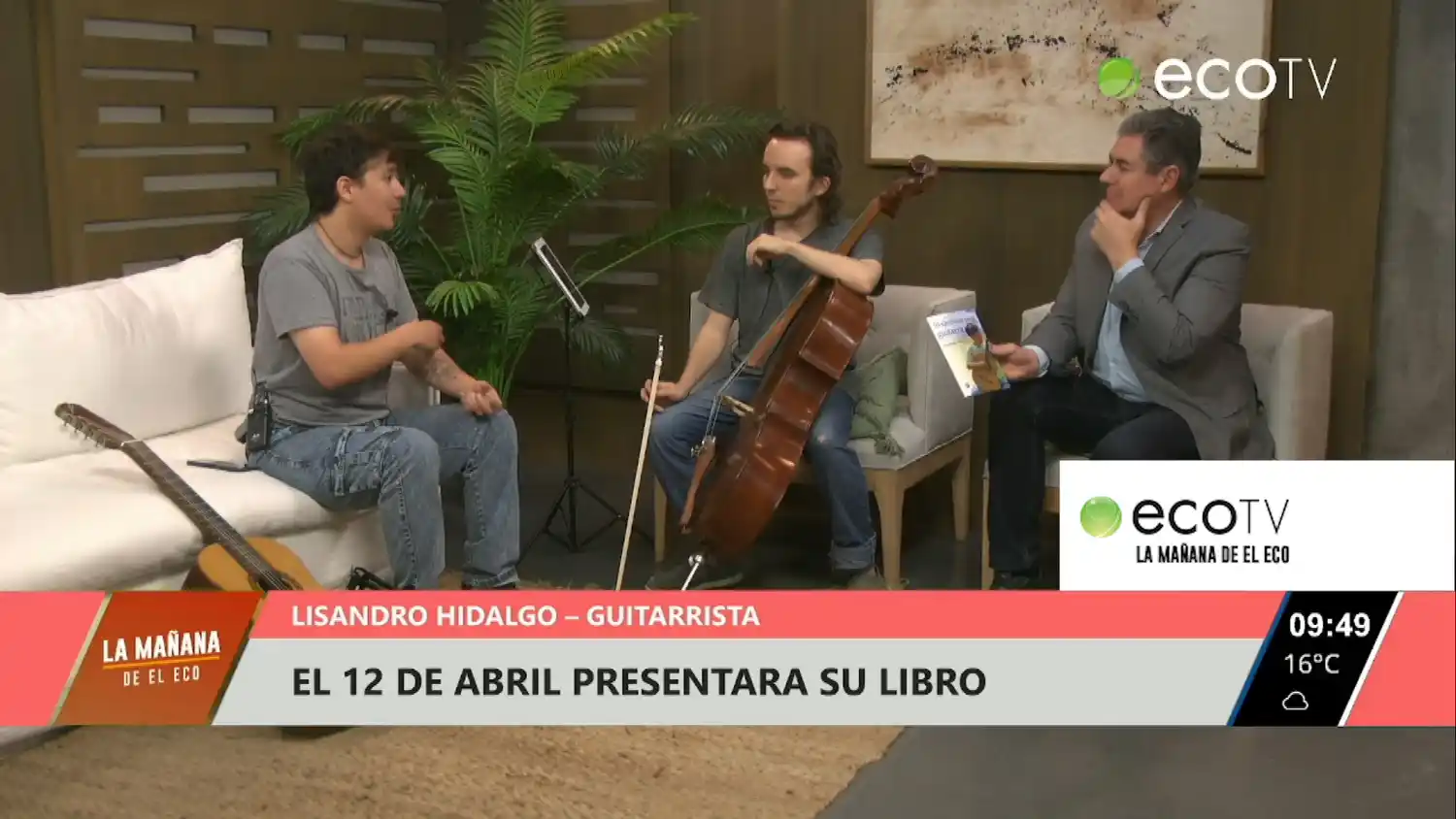 El guitarrista Lisando Hidalgo presentará su libro