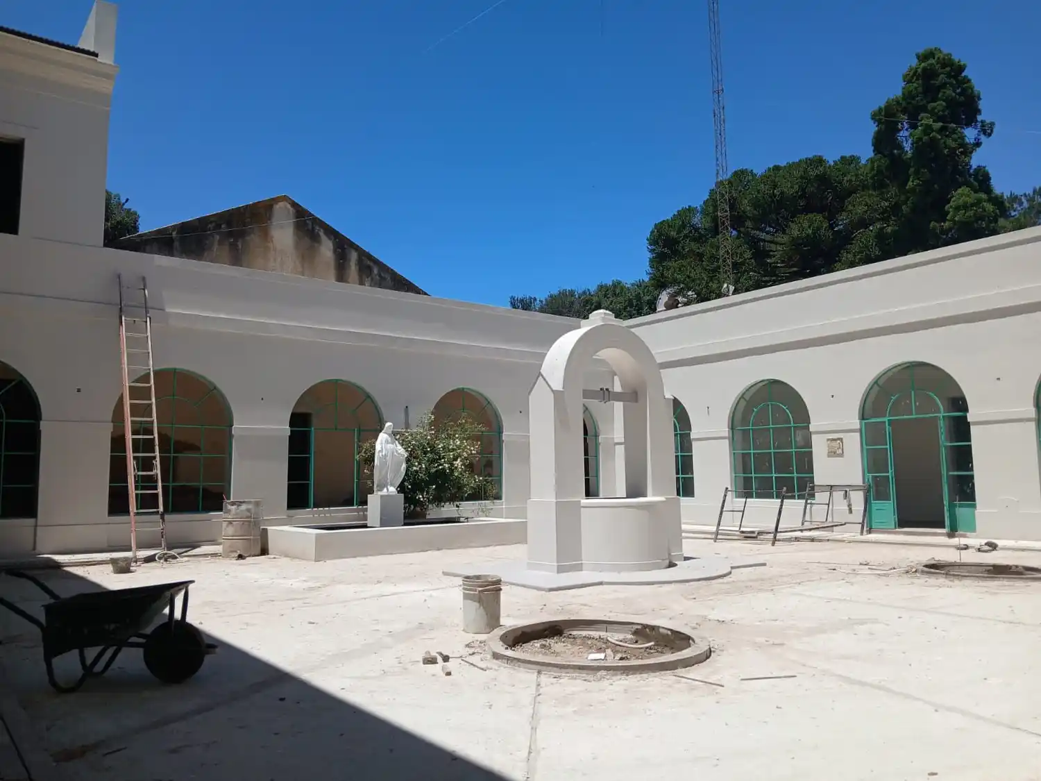 Monasterio San José: Avanzan las obras en Gándara con mejoras en accesos, infraestructura y espacios comunitarios