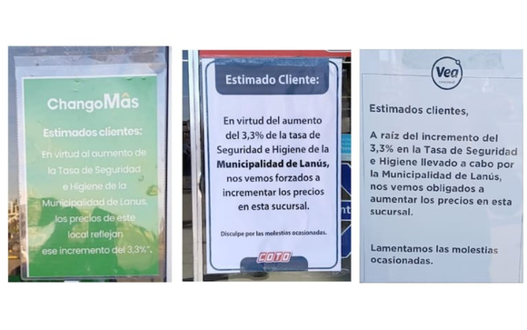 Supermercados: El ministro Luis Caputo a la carga de nuevo por la suba de tasas municipales