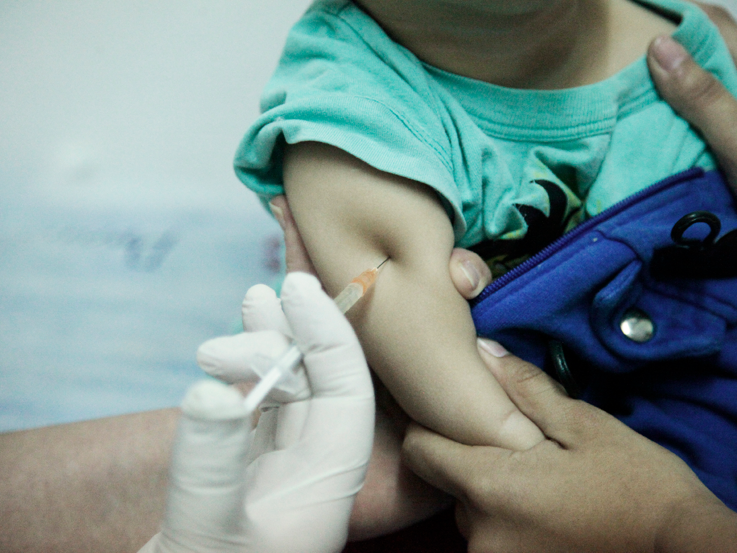 El 43% de los niños brinkmanenses se vacunó contra el sarampión