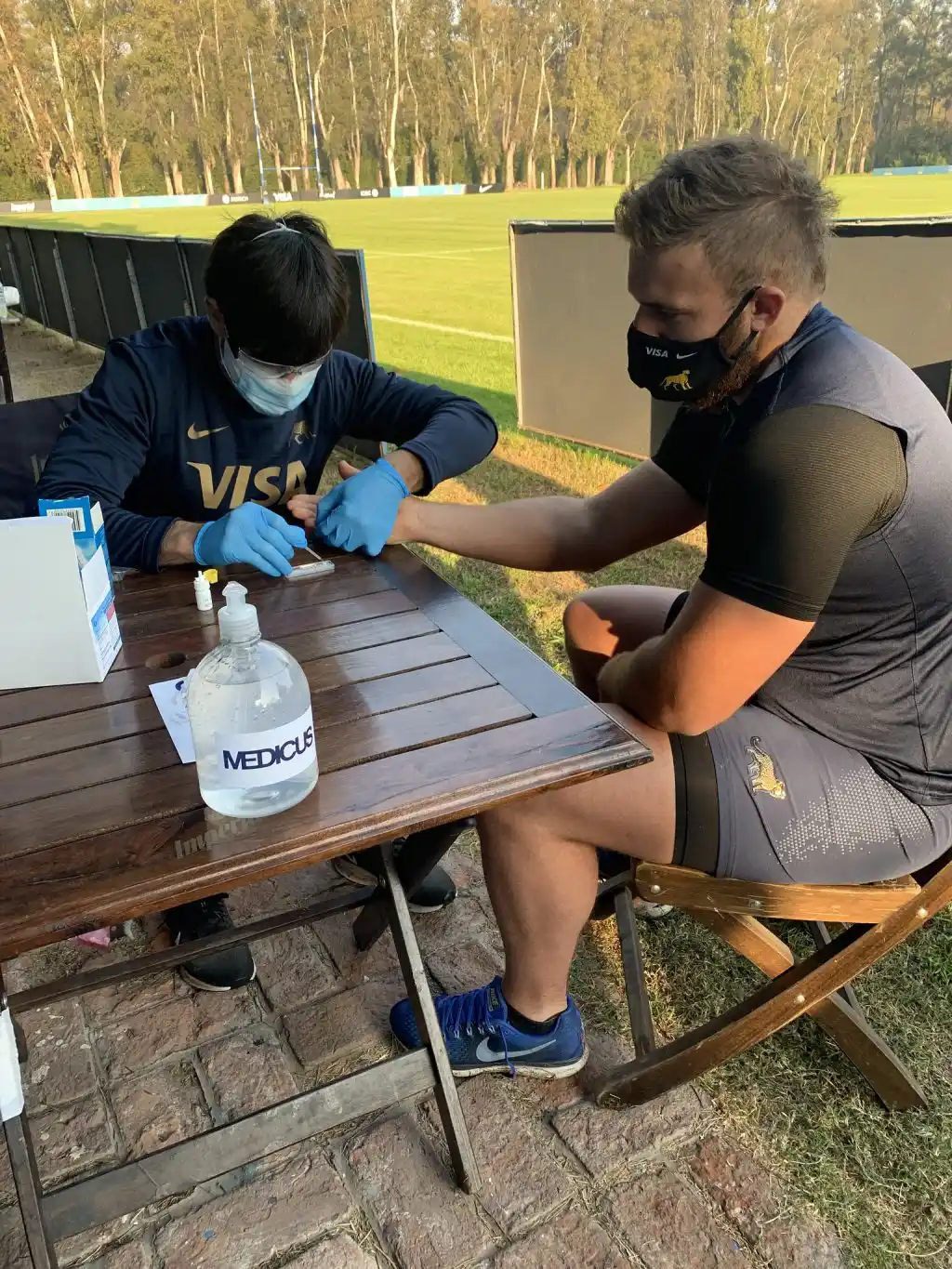 Los Pumas tuvo su primer entrenamiento