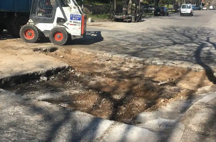Emvial encaró varios frentes de trabajos en las calles de la ciudad
