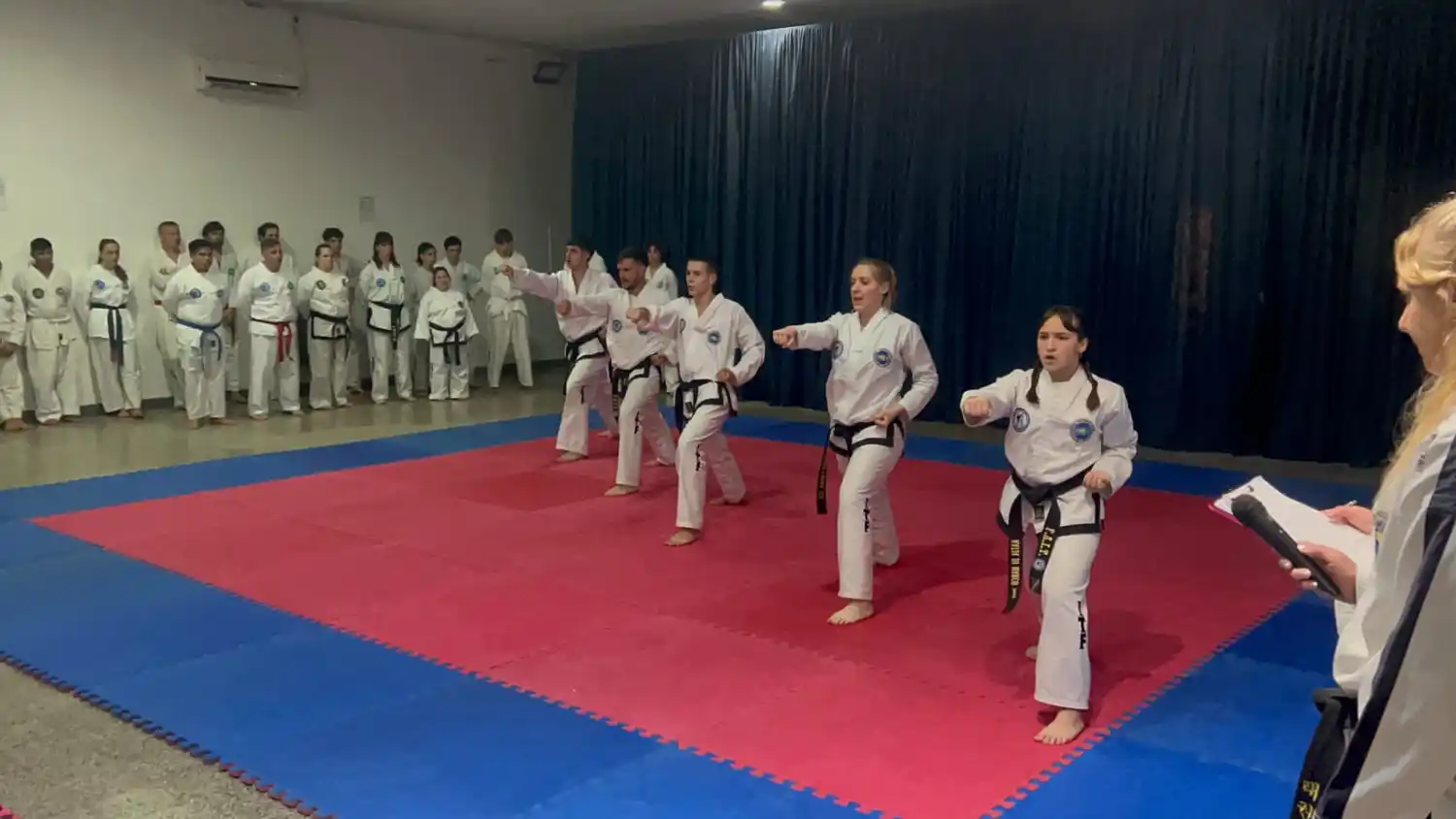 Se realizó la exhibición 2024 de Taekwon do ITF 