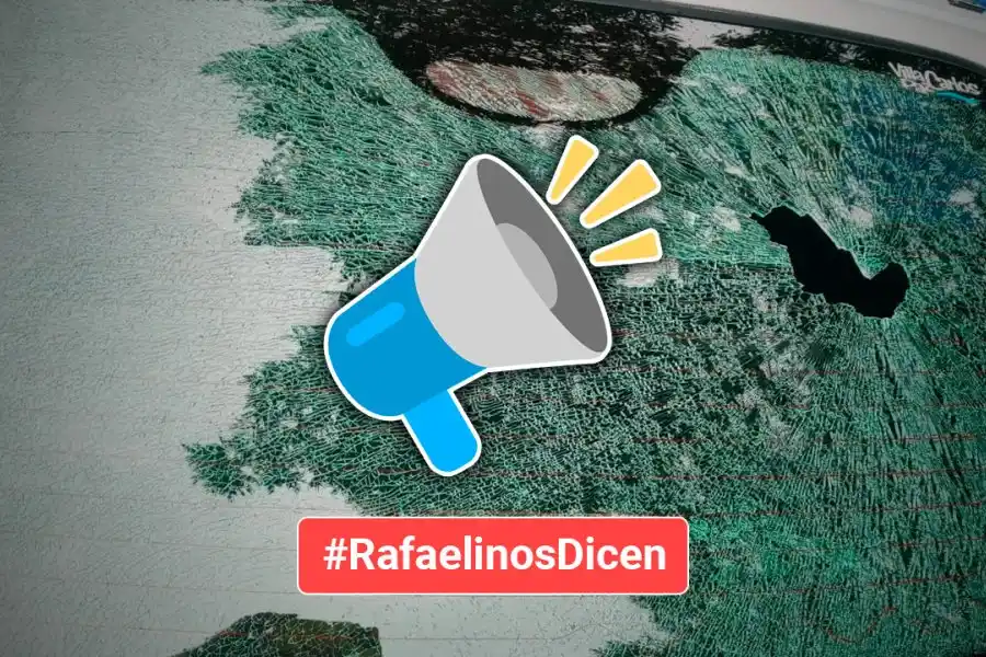 #RafaelinosDicen | "A nosotros nos rompieron dos veces los vidrios del auto a gomerazos y piedrazos"