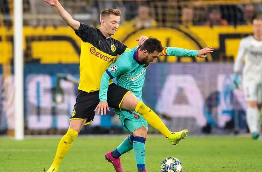 En la vuelta de Messi, Barcelona debutó con un empate ante Borussia Dortmund