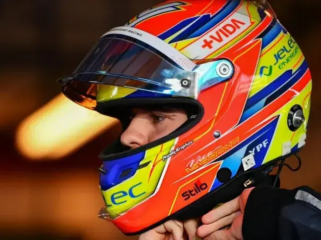 Nicolás Varrone tuvo su primer día de tests en la Fórmula 2 desde que se confirmó que correrá todo el 2026 en la categoría telonera de la F1.Foto:@LucianoYoma