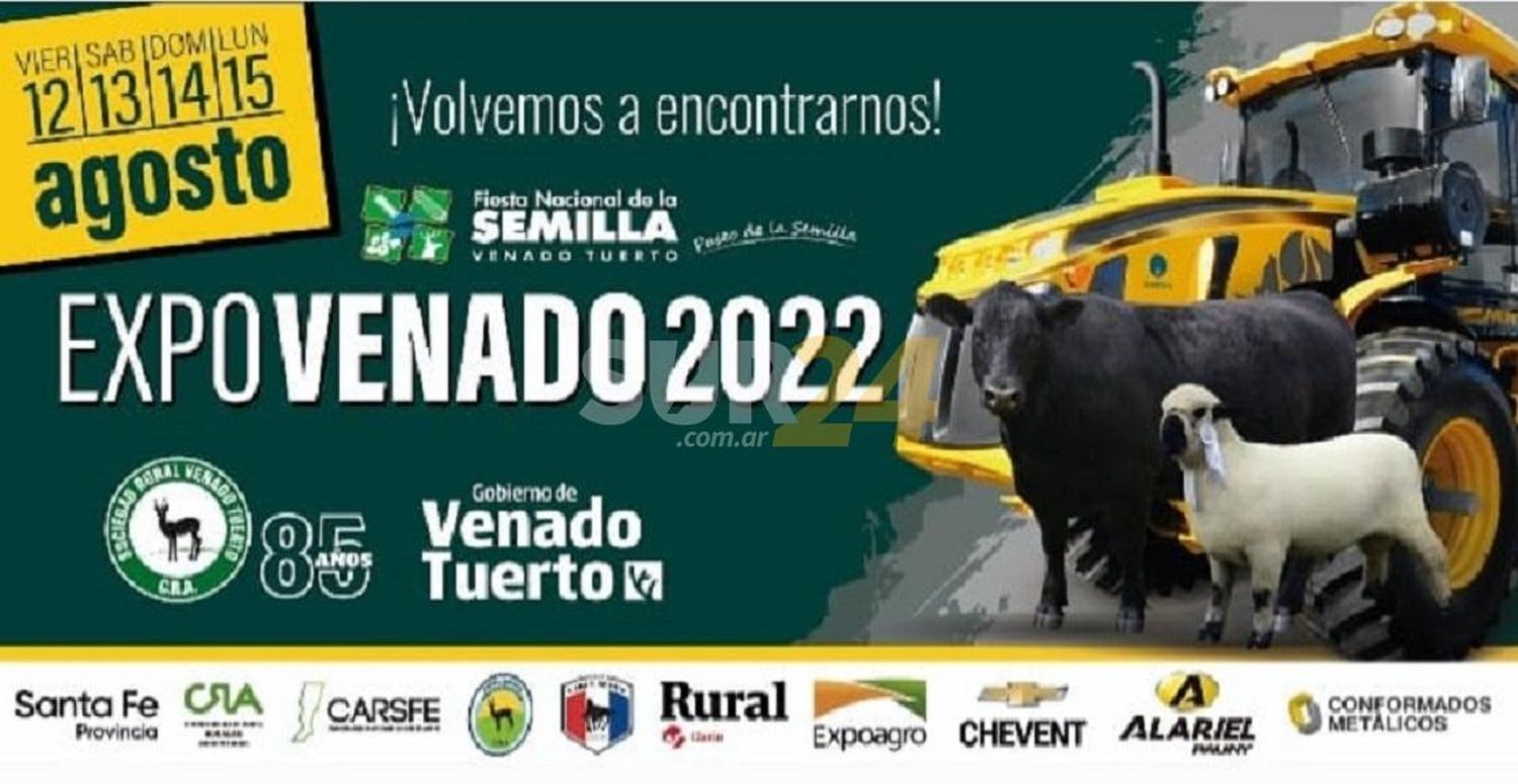 Cronograma de actividades para un primaveral sábado en ExpoVenado 2022