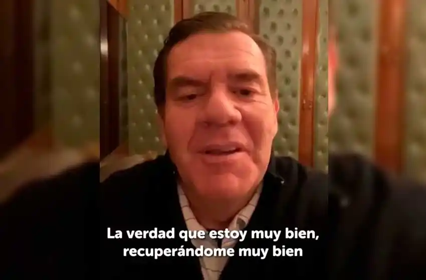 Montenegro: "Estoy muy bien, gracias a todos por el afecto"