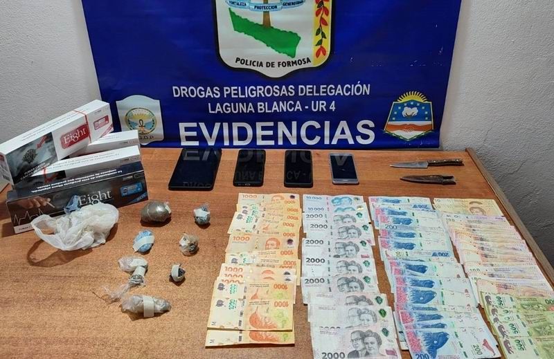 Con cuatro allanamientos la Policía 
desarticuló centro de venta de drogas