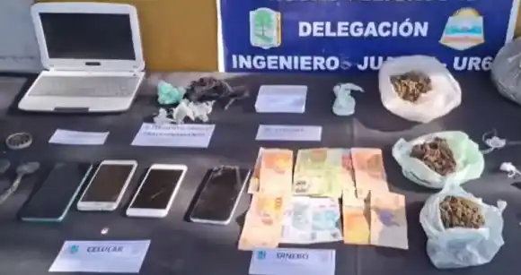 Anulan un nuevo centro de distribución de drogas en Ingeniero Juárez