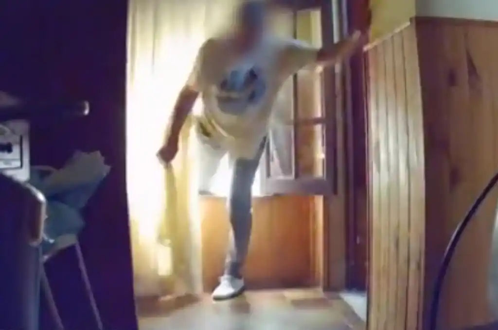 El momento en que recibió la notificación de la cámara de seguridad fue desgarrador.