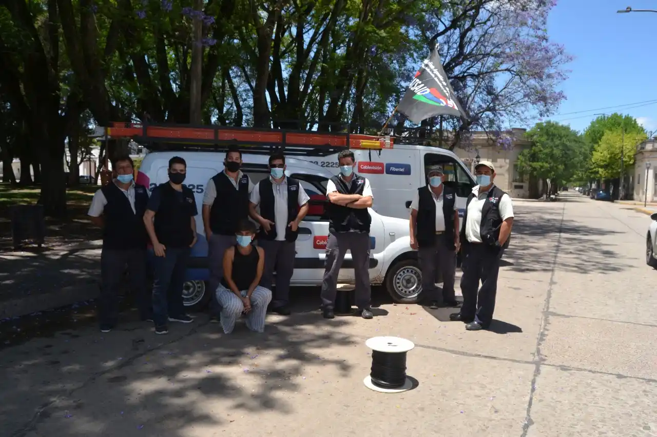 Empleados de Cablevisión marcharon ayer