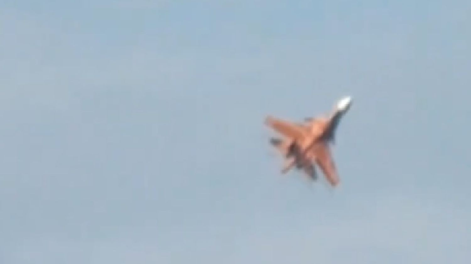 El avión avistado sería el primer Su-34 destinado a un cliente de exportación.