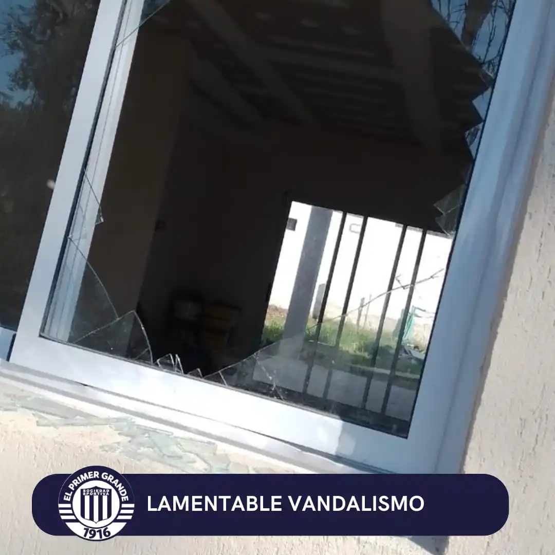 Sociedad Sportiva sufrió hechos de vandalismos