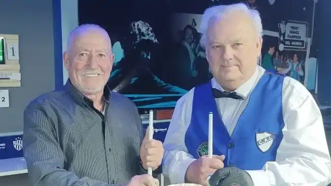 Dupla ganadora. Guanini (Necochea) y Harriague (San Cayetano)