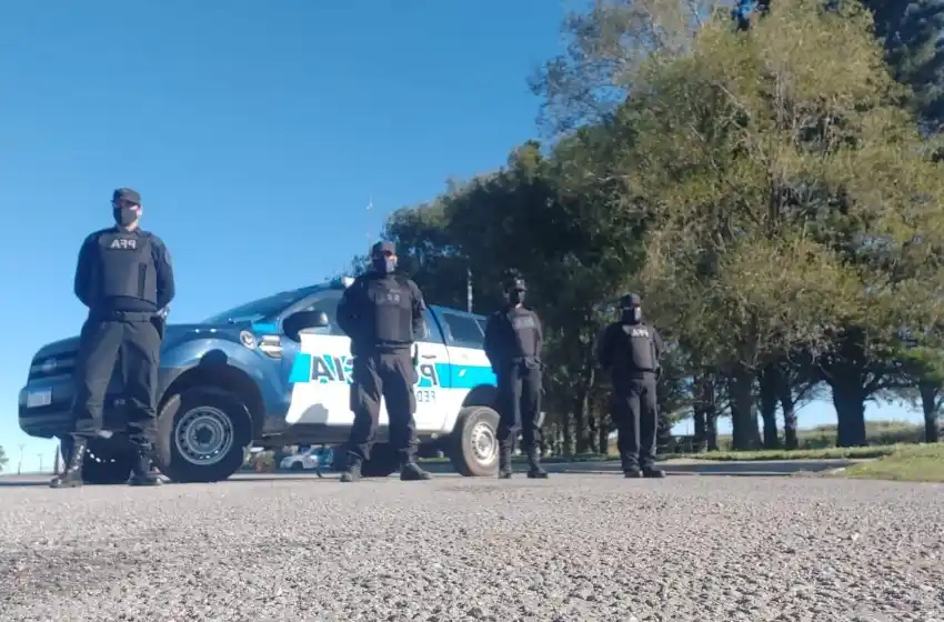 Policía Federal presente en la zona