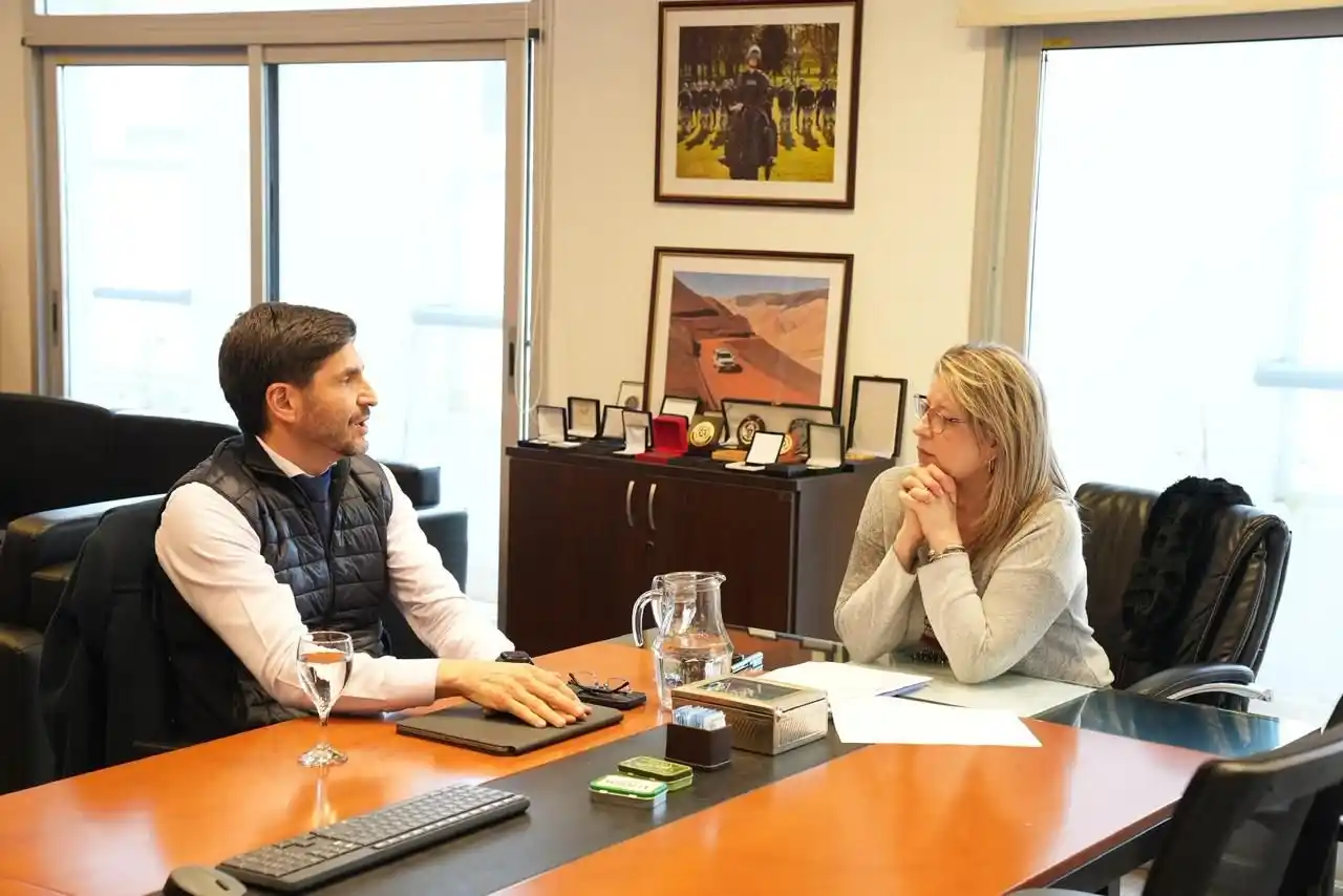 Pullaro se reunión con la secretaria de Seguridad Pública de Nación. Foto: GSF