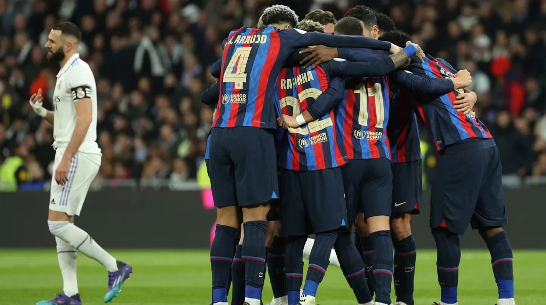 Barcelona venció 1-0 al Real Madrid en la ida de semifinales de la Copa del Rey