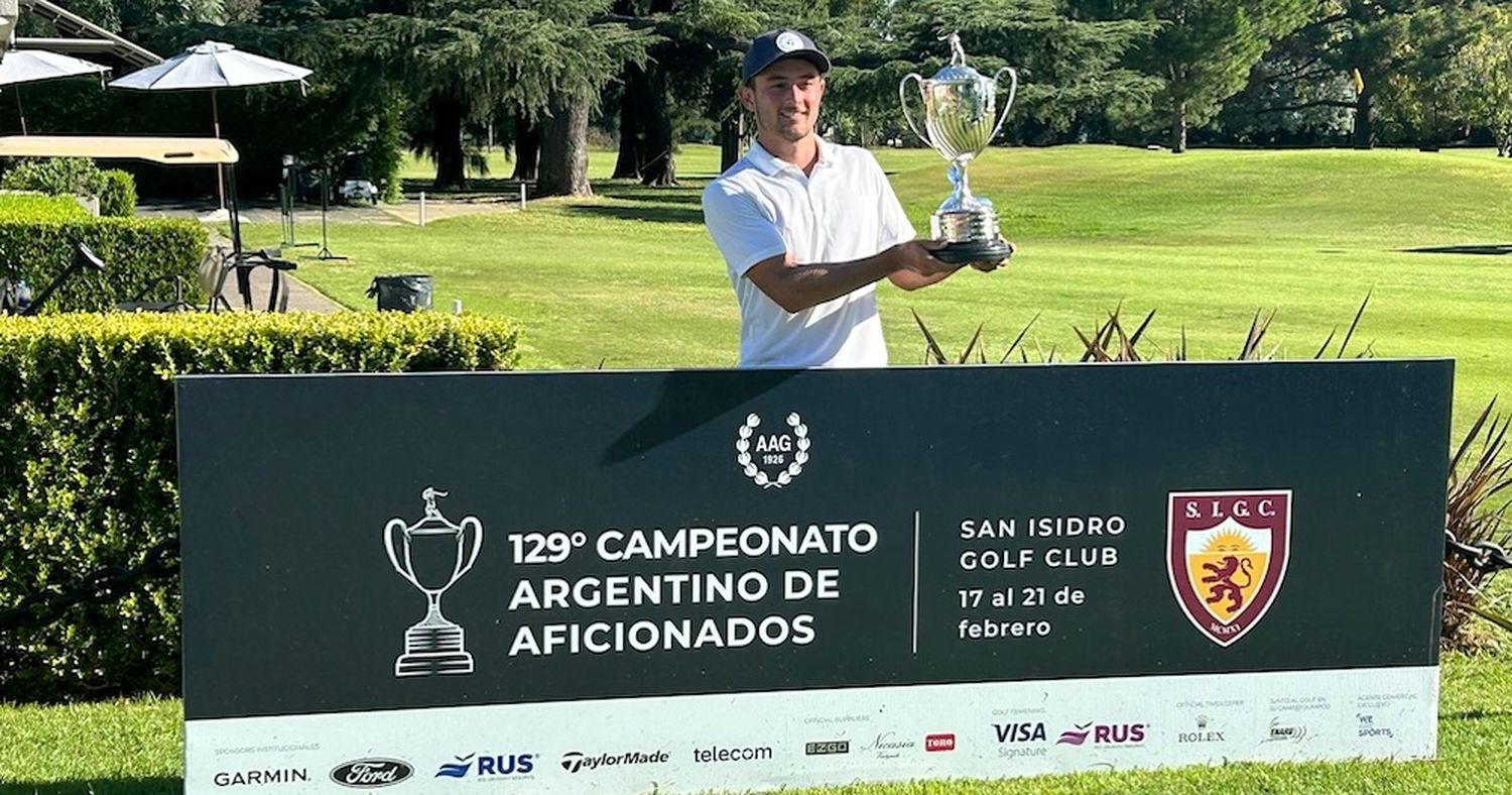 Loureiro, campeón argentino de aficionados.