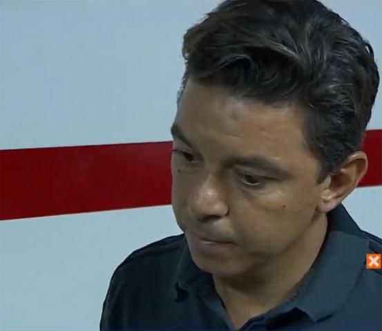 Marcelo Gallardo: "No podíamos jugar si los futbolistas de Boca estaban dañados"