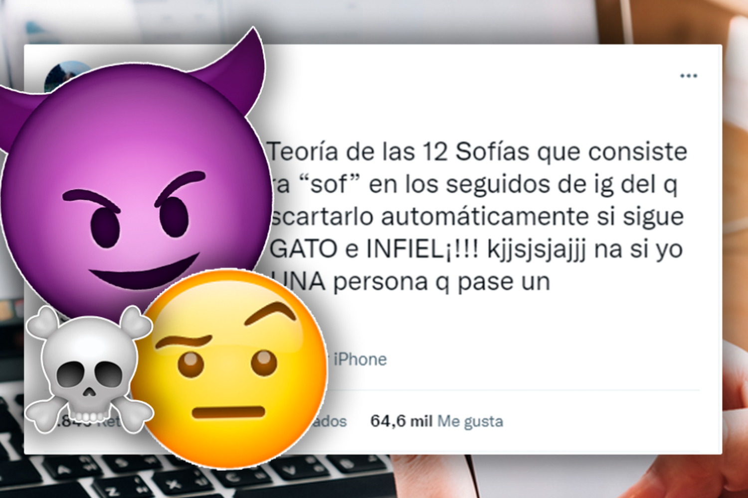 Le arruinó la vida a muchos: la "Teoría de las 12 Sofías" para desenmascarar infieles y "fiesteros" que es furor