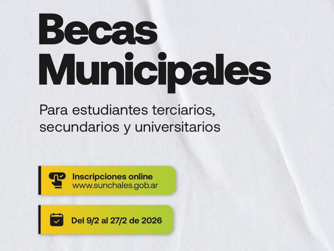Se abren las inscripciones a Becas Municipales 2026