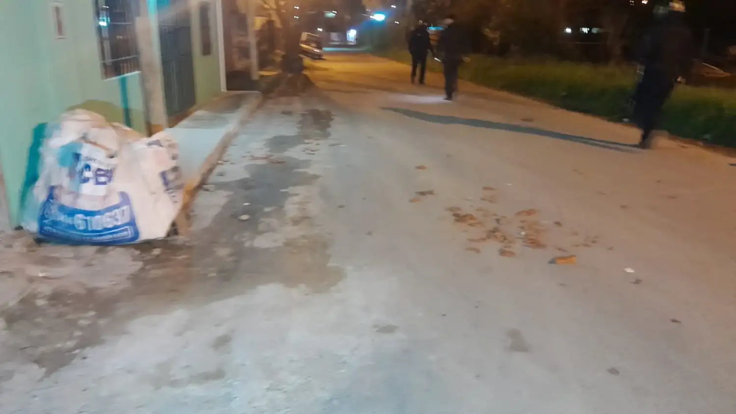 Piedrazos contra la Policía en Victoria