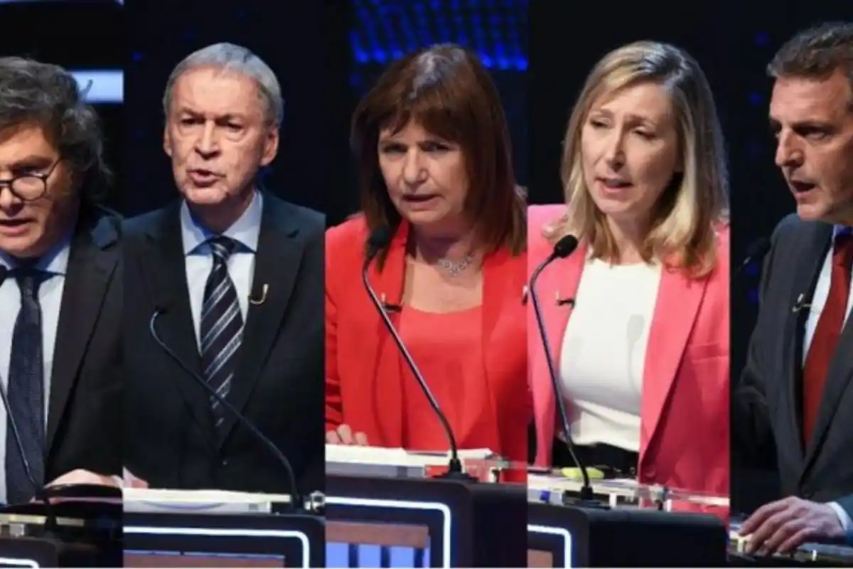 El debate comenzó con un enfoque en la seguridad, donde Patricia Bullrich hizo hincapié en la propuesta de Milei de permitir la libre portación de armas.