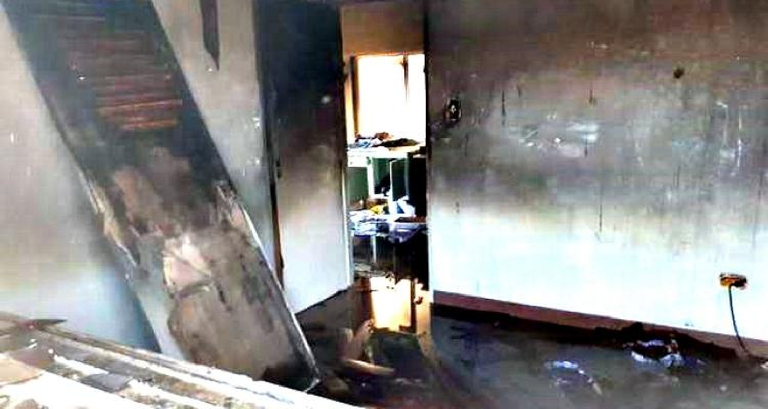 Blasón: El incendio fue intencional y no afectó a la producción