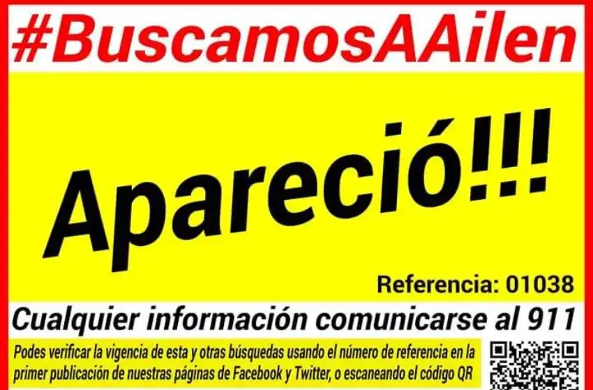 Apareció Ailen