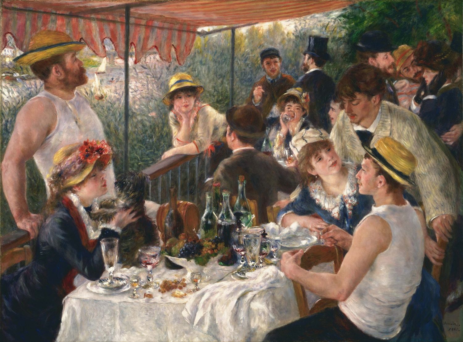 “El almuerzo de los remeros” (1881), Pierre-Auguste Renoir