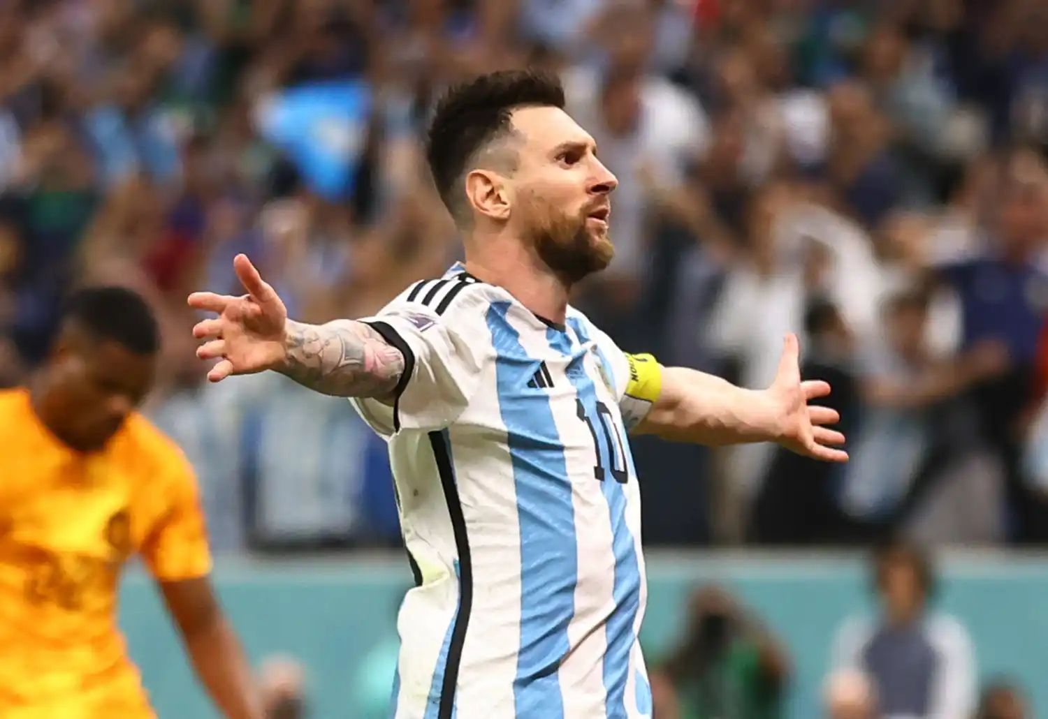 Messi anotó por cuarta vez en Qatar '22.
