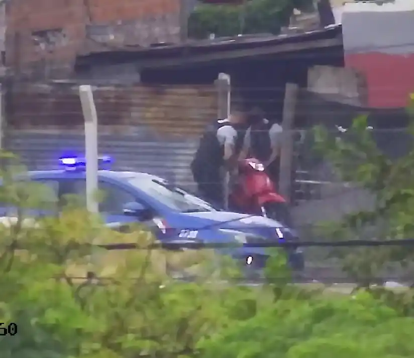 Imagen de la motocicleta recuperada