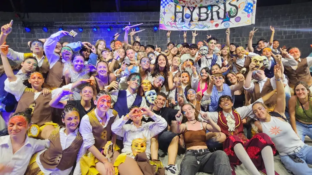 Los ganadores de la tarde fueron los estudiantes de Polivalente, con su agrupación Hybris.
