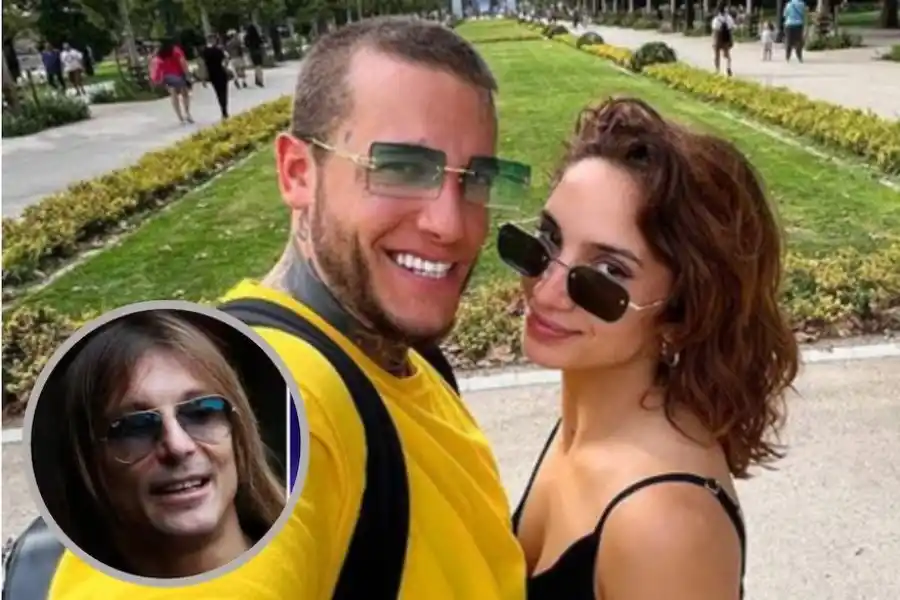 Claudio Caniggia conoció a su nieta, la hija de Alex con Melody Luz