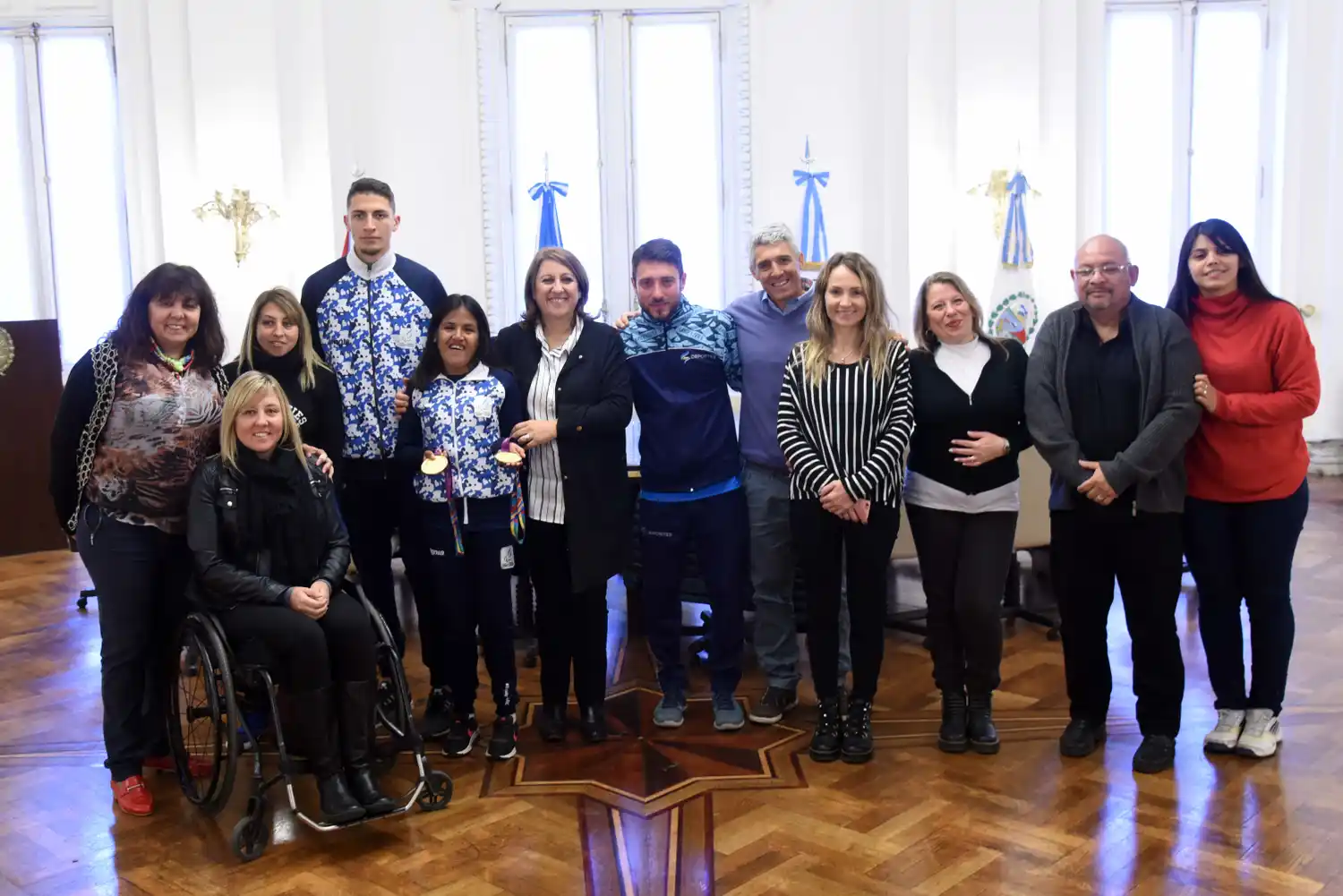 Fein recibió a deportistas parapanamericanos tras su participación en Lima