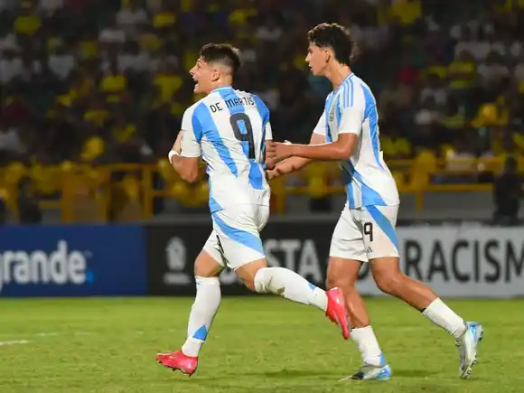 El gol de Thomas De Martis no le alcanzó a la Sub17 para pasar a semifinales