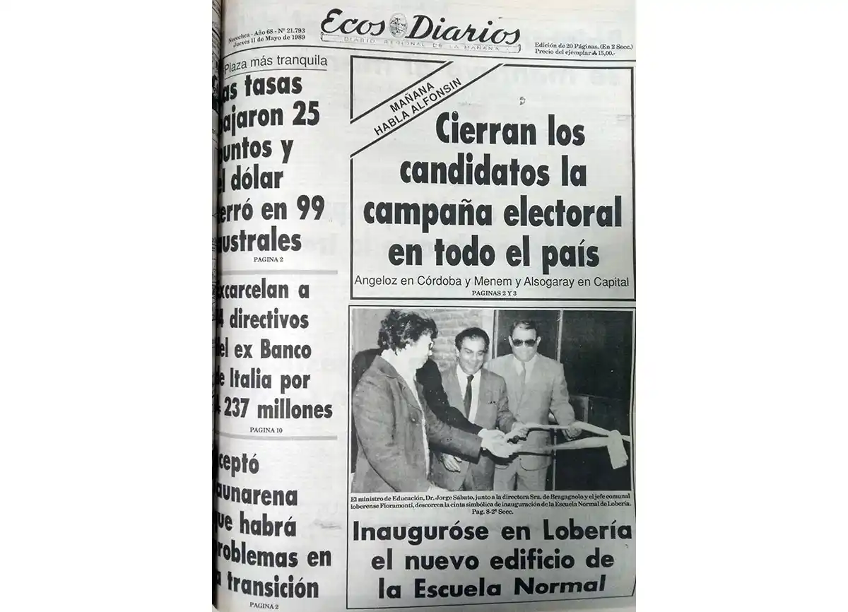 Jueves 11 mayo de 1989