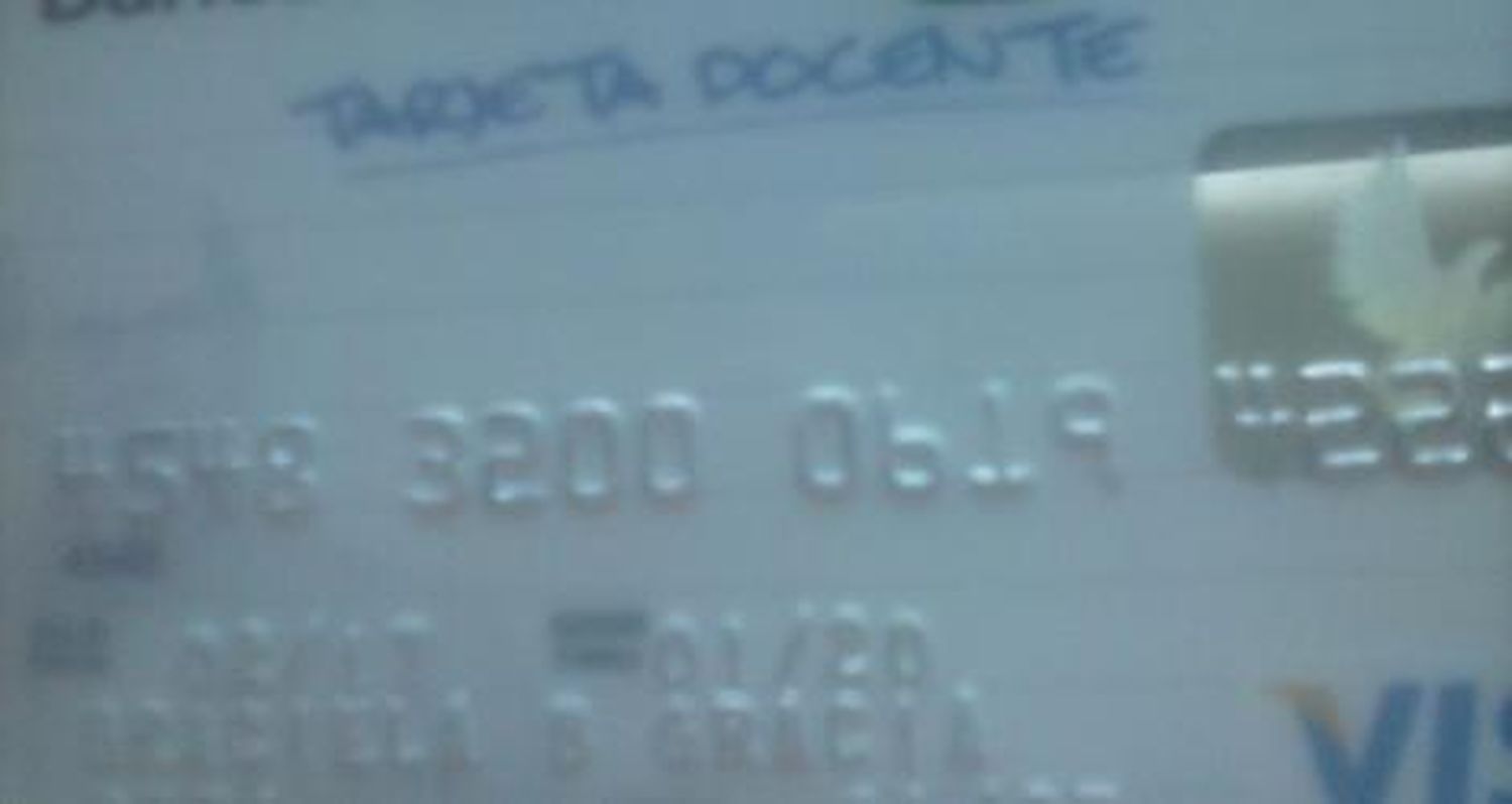 La tarjeta de Graciela Gracia