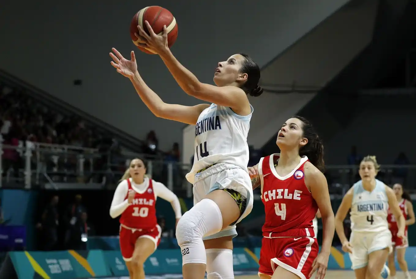 Con Agustina Marín, Argentina se recuperó y derrotó con autoridad a Chile en el basquet femenino