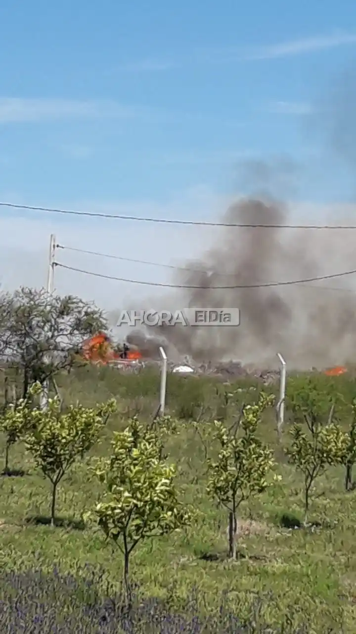 Los Bomberos de Pueblo Belgrano y Gualeguaychú combatieron un incendio en un predio forestal