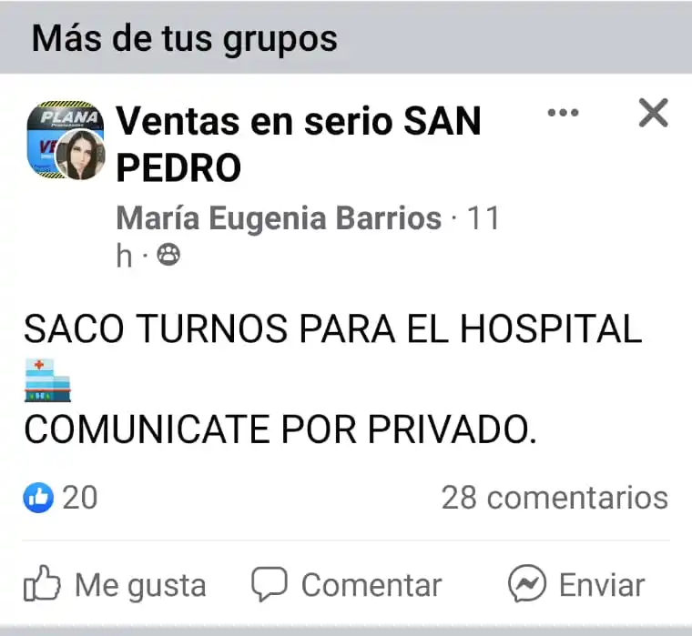 Saca turnos para el Hospital